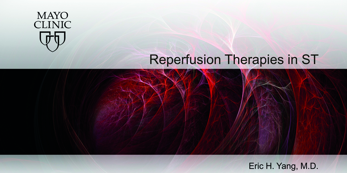 Reperfusion Therapies in ST