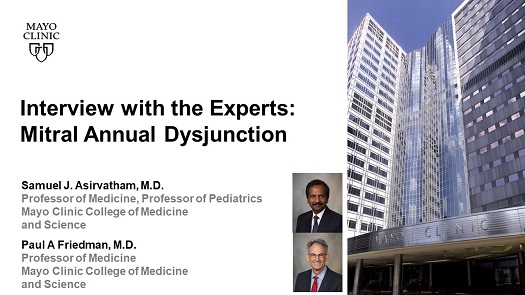 Asirvatham friedman mitral annual dysjunction