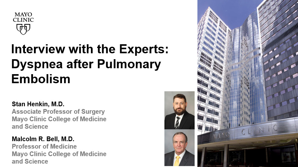 Dyspnea after pulmonary embolism