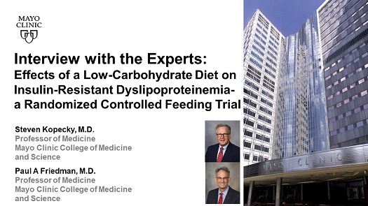 Kopecky friedman effects of low carbohydrate diet