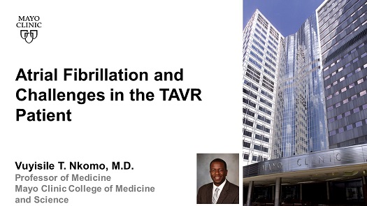 Nkomo af and challenges in the tavr patient