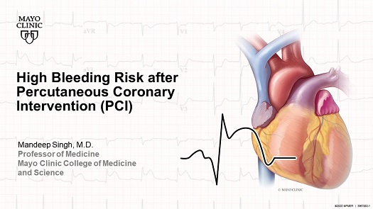 Singh high bleeding risk following pci 