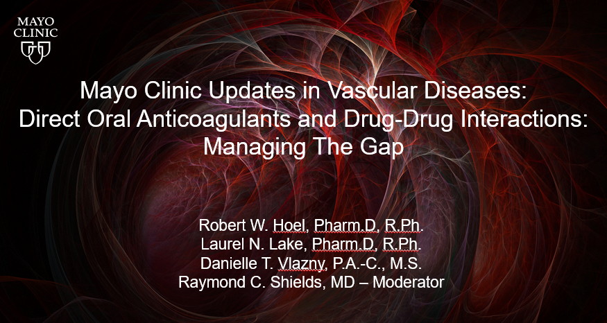 Vascular Cardiovascular Medicine Cme Cardiology Education Mayo Clinic 6592